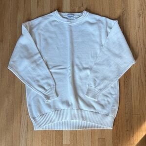 Aritzia Sunday Best Cotton and Cashmere Crewneck Sweater